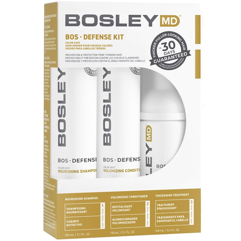 Bosley MD BosDefense Color Safe 30 Day Kit 3 pc.