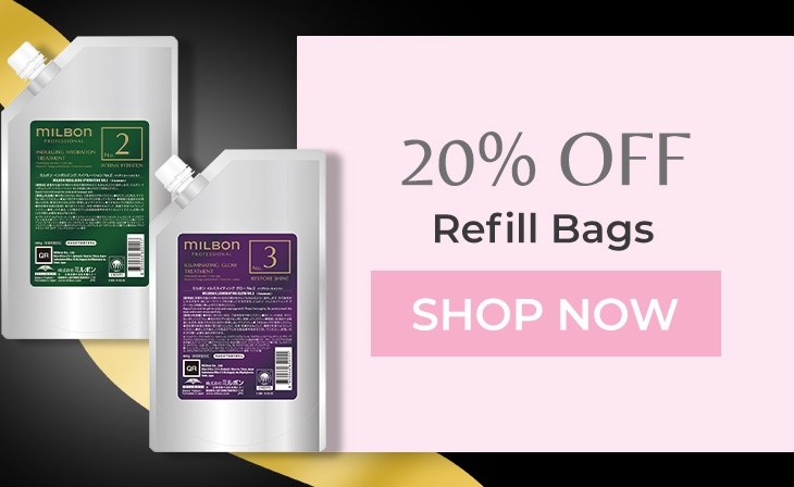 _BRAND Milbon Gold 20% off refill bag double (JulAug24)