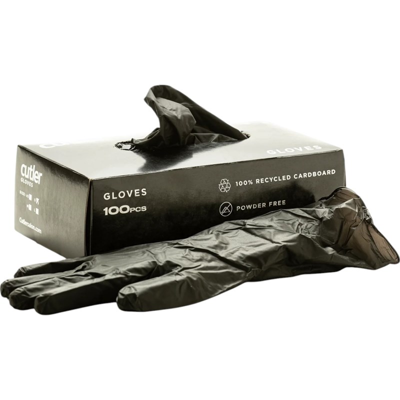 cutler PRO BLACK GLOVES 100 ct. Medium