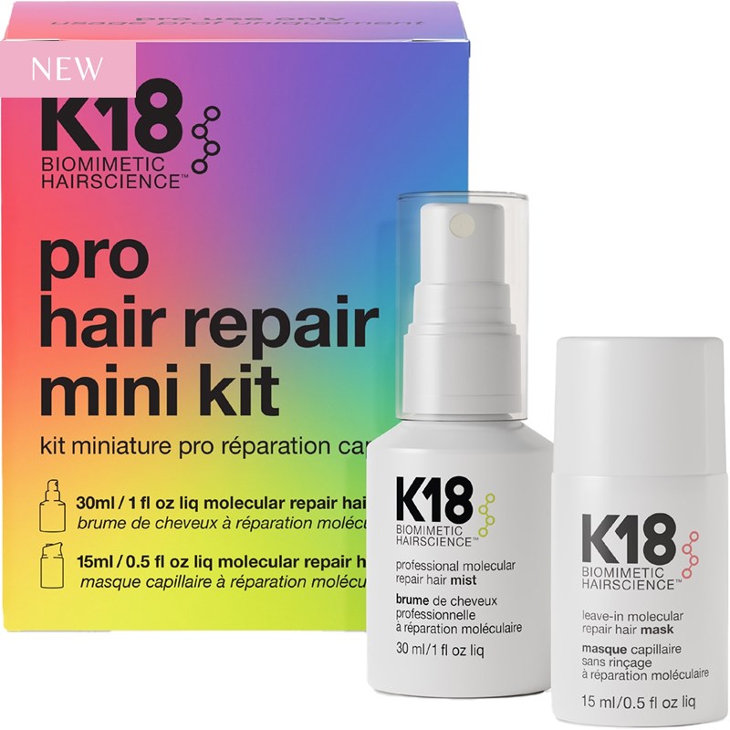 K18 pro hair repair mini kit 2 pc.