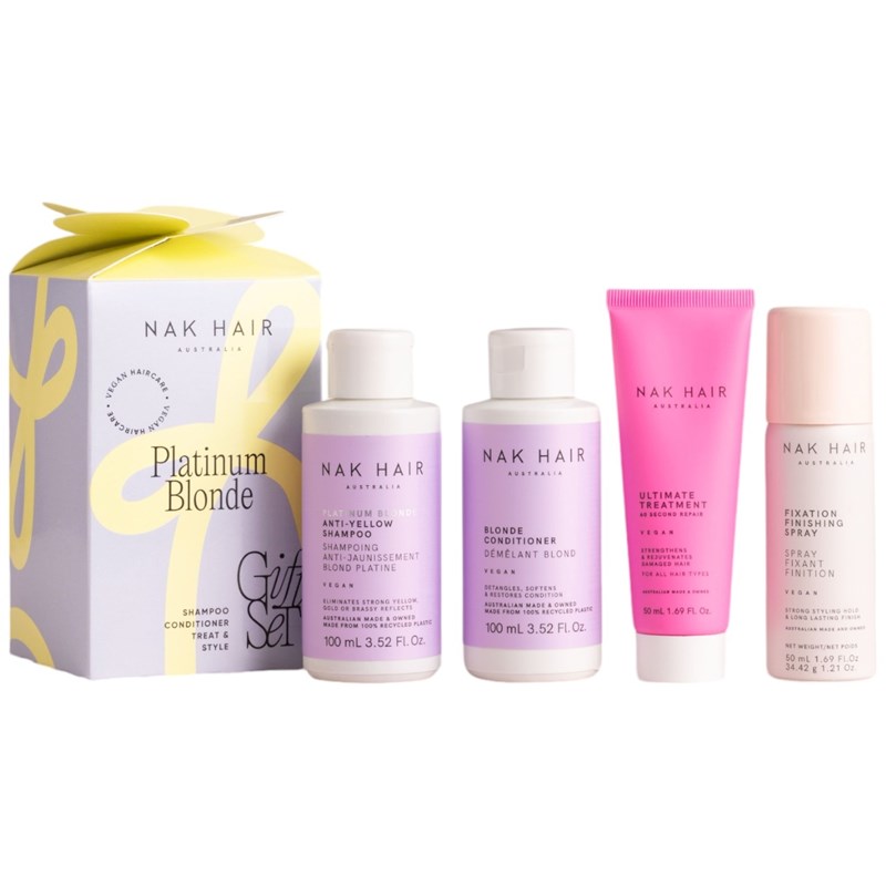 NAK Hair Platinum Blonde Mini Quad 4 pc.