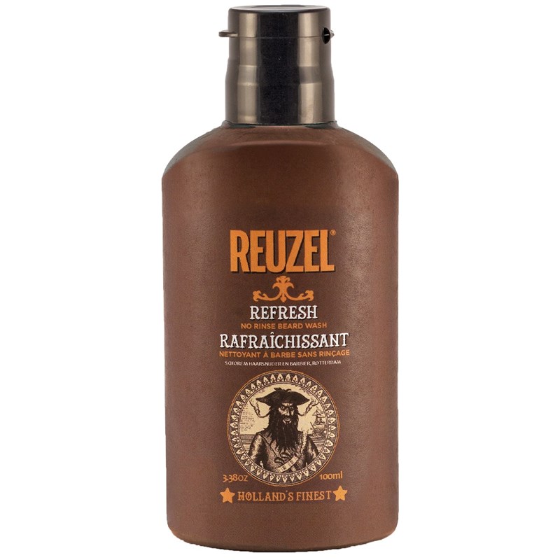 Reuzel Refresh No Rinse Beard Wash 3.38 Fl. Oz.