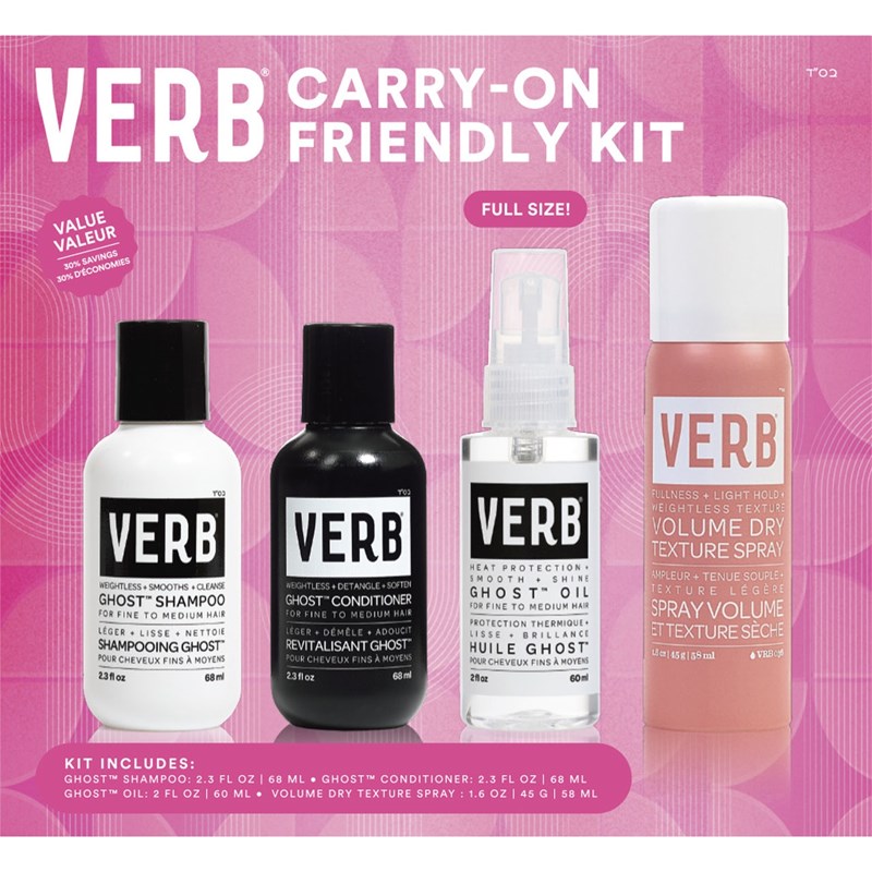 Verb Carry-On Friendly Kit 4 pc.